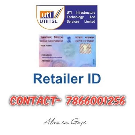 Uti Pan Card Retailer in 24 Parganas | ID: 2850590308862