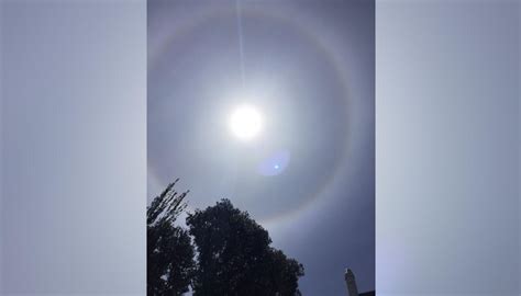 Rare sky-high rainbow halo snapped in Lower Hutt | Newshub