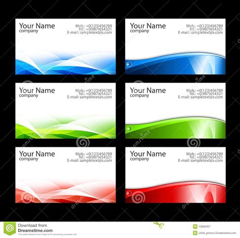 Word 23 Business Card Template