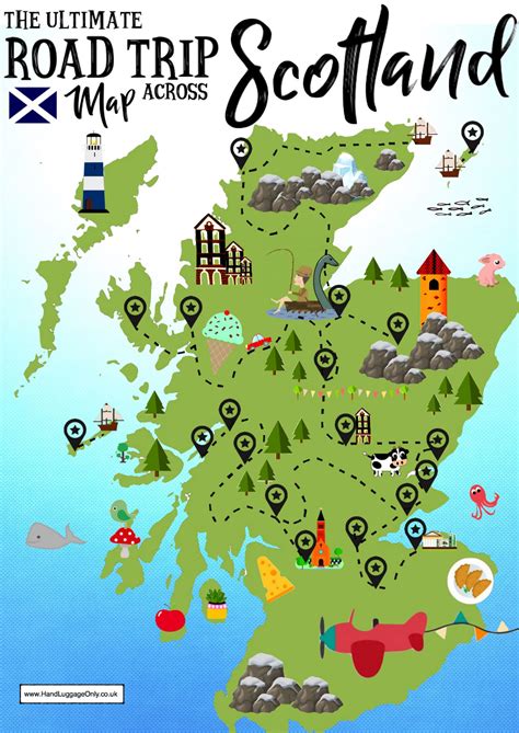 Ultimate map of things to see when visiting scotland – Artofit