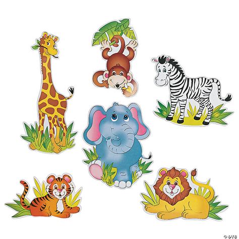 Jumbo Zoo Animal Cutouts | Oriental Trading