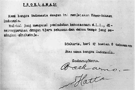 Peristiwa Bersejarah 16 Agustus 1945: Penyusunan Teks Proklamasi ...