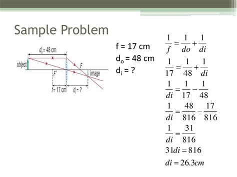 PPT - The Thin Lens Equation PowerPoint Presentation, free download ...