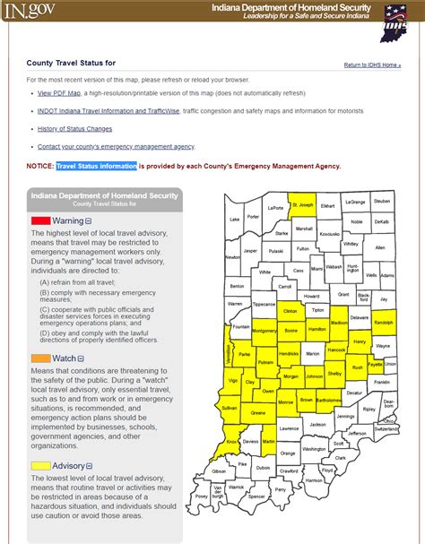 Indiana County Road Conditions Map - Get Latest Map Update