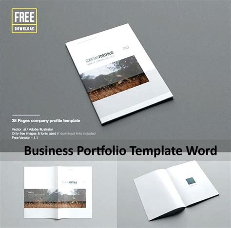 Free Business Portfolio Template Word