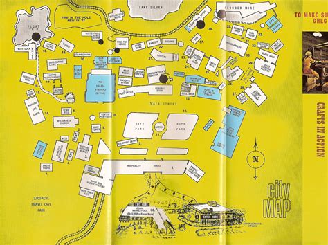 Silver Dollar City Map 1972 | tinmann620 | Flickr