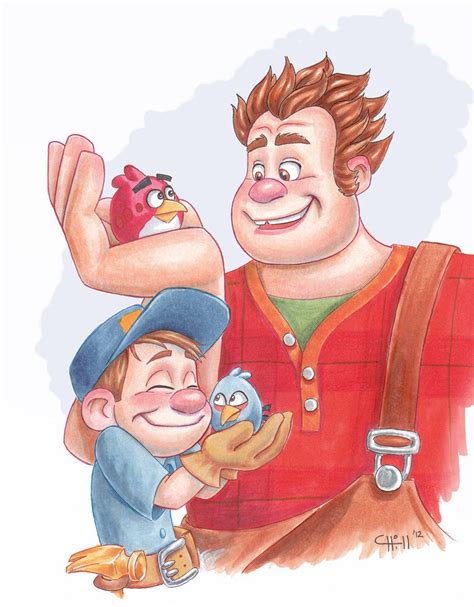 Wreck-It-Ralph Meets Angry Birds by chill13.deviantart.com on ...