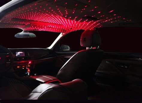 Universal LED Car Roof Star Starry Night Atmosphere Lights W/Type-c ...