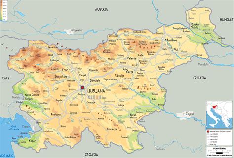 Maps of Slovenia | Detailed map of Slovenia in English | Tourist map of ...