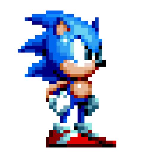 Pixilart - Sonic Mania Sonic Sprite by barcforecer973