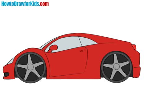 How to Draw a Car Easy -Drawing Tutorial For kids Step By Step