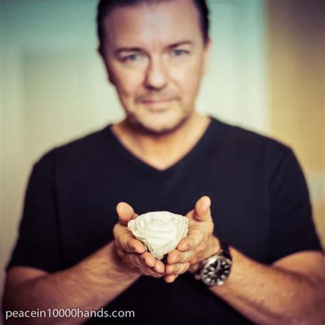 Ricky Gervais, Comedian & Actor- copyright 2014 Peace in 10000 Hands ...