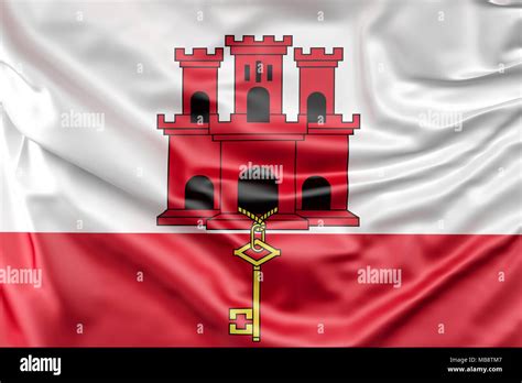 Flag of Gibraltar Stock Photo - Alamy