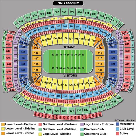 NRG Stadium Tickets | Football Rodeo seating chart | TicketCity