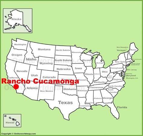 Rancho Cucamonga California Map | Free Printable Maps