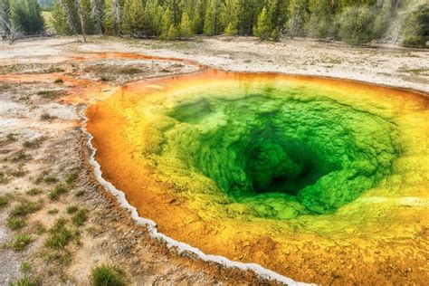 Yellowstone Park Caldera Super Volcano Effects