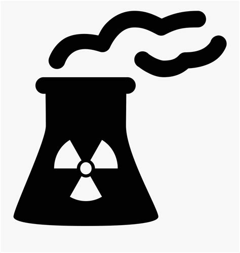 Clip Art Nuclear Library Huge - Nuclear Power Plant Icon , Free ...