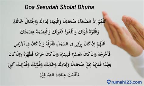 Doa Sesudah Sholat Dhuha - Homecare24