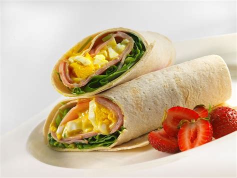 egg wrap Ham Wraps, Snacks For Work, Time To Eat, Eat Smart, Quick ...