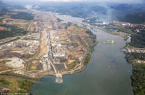 Incredible pictures show how the Panama Canal was transformed in $5.5bn ...