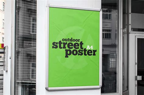 Free Street Poster Mockup PSD | Free Mockups, Best Free PSD Mockups ...