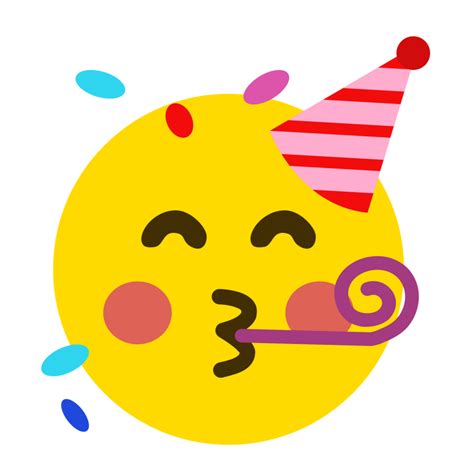 Emoji wearing a party hat png file 10179018 PNG