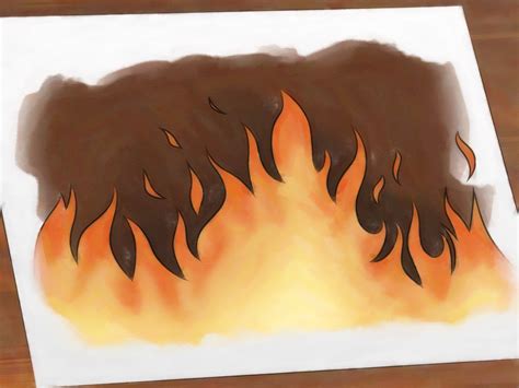 Realistic Fire Drawing at GetDrawings | Free download