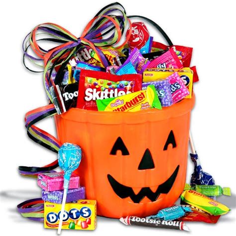 Candy-O-Lantern Halloween Gift Basket by GourmetGiftBaskets.com