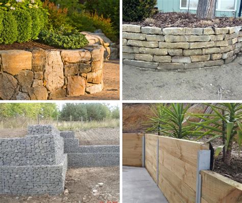 19+ Different Types of Retaining Wall Materials & Designs With Images