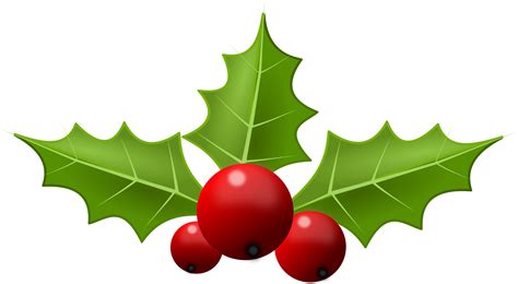 Holly Leaves Clipart | Free download on ClipArtMag