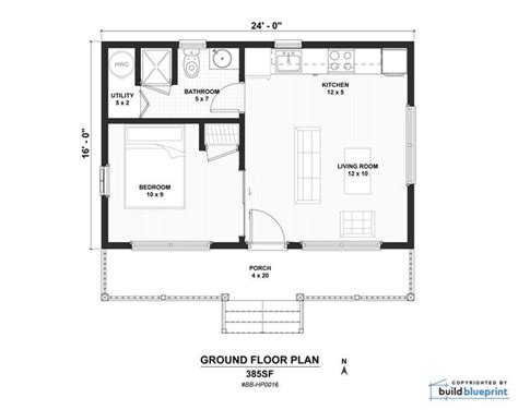 16 X 24 Cottage Floor Plans - floorplans.click