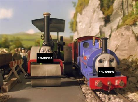 Sir Handel and George swearing by Thenewmikefan21 on DeviantArt