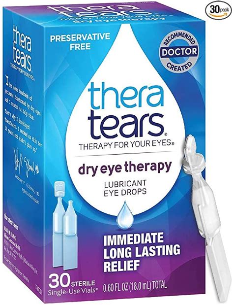 TheraTears Dry Eye Therapy Lubricating Eye Drops for Dry Eyes ...