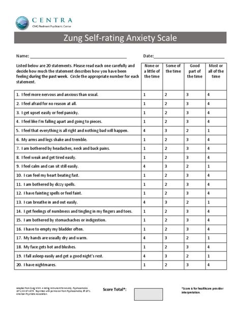 zung_self-rating_anxiety_scale | Diseases And Disorders | Clinical Medicine