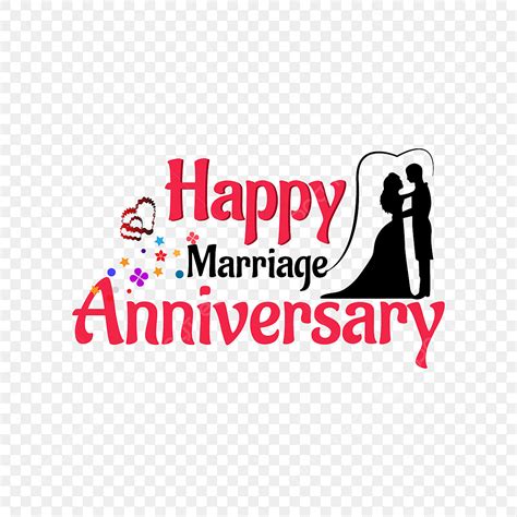 Happy Anniversary Love Vector Art PNG, Happy Marriage Anniversary With ...