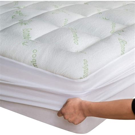 Niagara Sleep Solution Bamboo Mattress Topper Full XL 54X80X15 inches ...