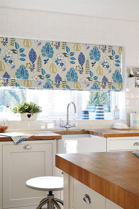 Create a vintage look in your kitchen with our roman blinds. # ...