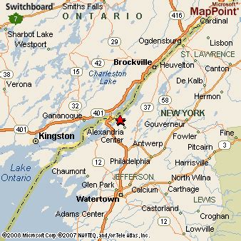 Alexandria Bay, New York Area Map & More