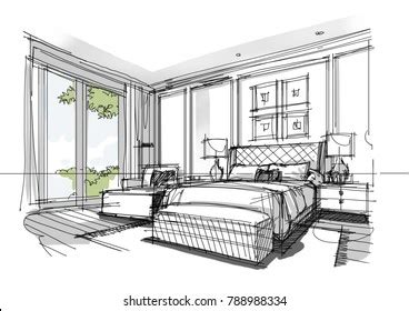 Top 83+ bedroom interior sketch super hot - seven.edu.vn