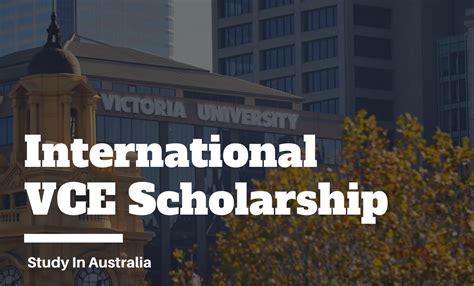 Victoria University International VCE Scholarship in Australia ...