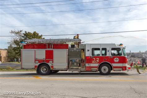 Spartan fire engine at fire scene « chicagoareafire.com