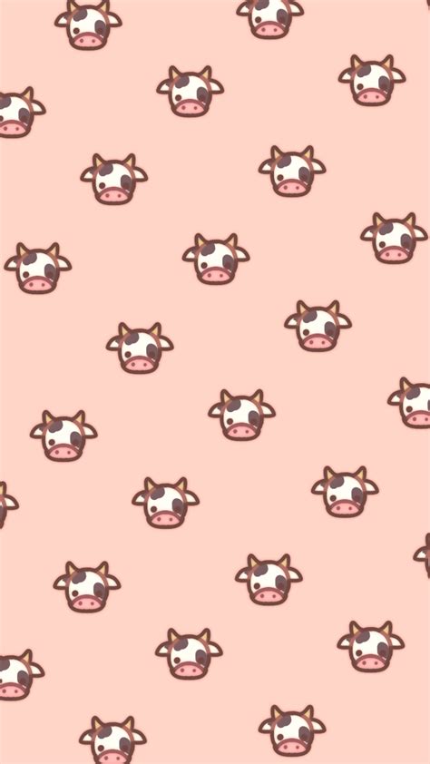 Aesthetic Iphone Cute Wallpapers Cow Print - pic-ola