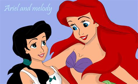 Ariel and melody together 5 by gohana on DeviantArt