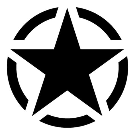 US ARMY STAR Decal