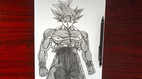 Goku Ultra Instinct Sketch Goku Art Drawings Goku Drawing Dragon | The ...