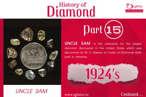 History of a Diamond In 1924, The Largest Diamond UNCLE SAM was ...