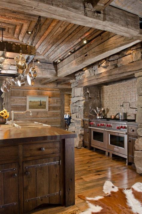 Home Inspiration: 11 Rustic Kitchen Islands with Seating | Country ...