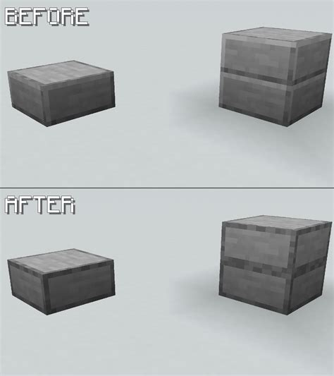 Smooth Stone Slab Fix Minecraft Texture Pack