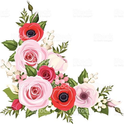 Flower Corner Clipart | Free download on ClipArtMag