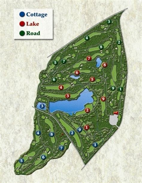 Course Layout - The Hollows Golf Club